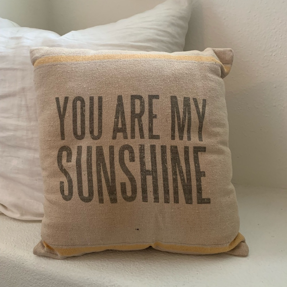 Sunshine pillow